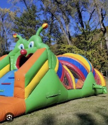 inflatable CATERPILLAR OBSTACALE 30FT